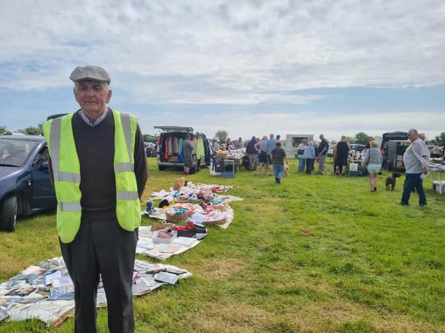 Walter Harper has been running the boot sale at the roundabout in Burgh le Marsh for 10 years.