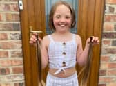 Elsie Linforth, from Caythorpe, has donated 15 inches of her hair to the Little Princess Trust.