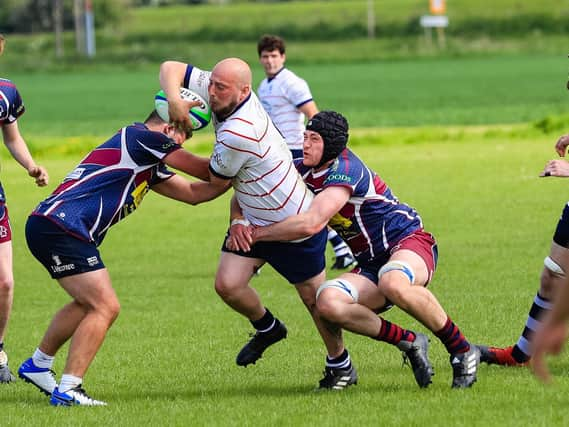 Boston RFC v Spalding RFC. Photo: David Dales