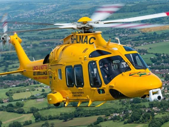 Lincolnshire and Nottinghamshire Air Ambulance were called to the scene.