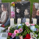 The vigil in for Bethany and Darren 'DJ' Henson in Chapel St Leonards, led by Rev Richard Holden.