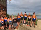 Setting off for the Viking Way challenge.