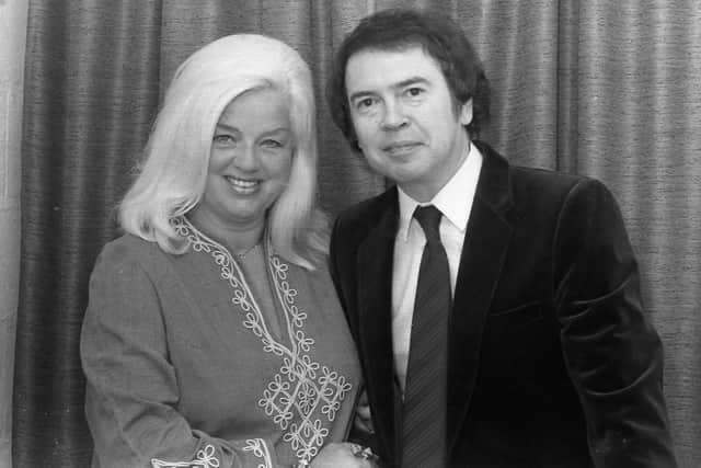 Fifties star Diana Dors in Boston in 1981.