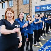 Official opening celebrations at Boston Travelodge.