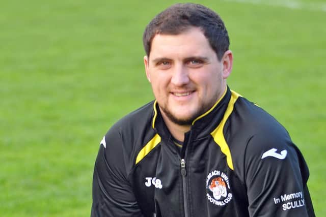 Lovelace during his spell with Holbeach. Photo: Tim Willaims