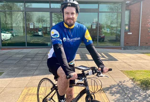 Sam Sleight, Head of Dispute Resolution at Hodgkinsons Solicitors in Skegness, has cycled 400 miles to raise money for charity.