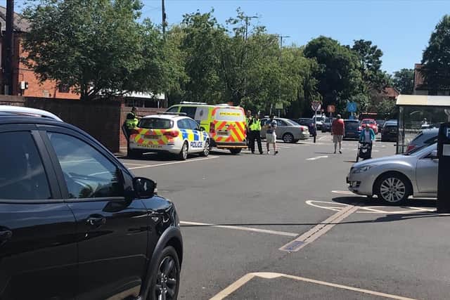 Police arrested men in Sleaford in relation to attempted shoplifting incidents at Sleaford and Grantham Sainbsury's stores. EMN-210906-133312001