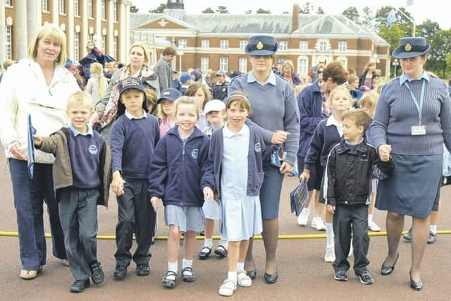 Pupils from Cranwell Primary School.