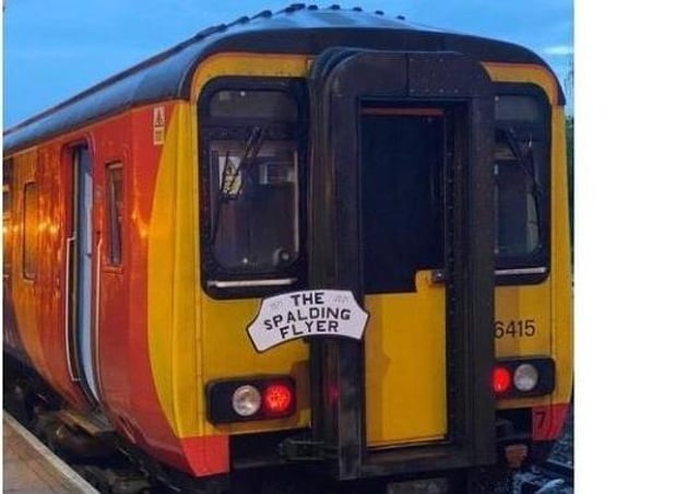 The Peterborough to Spalding shuttle. Photo used with permission of Martin Jones.