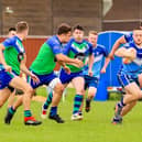Action from the Buccaneers' victory over the Outlaws. Photo: David Dales