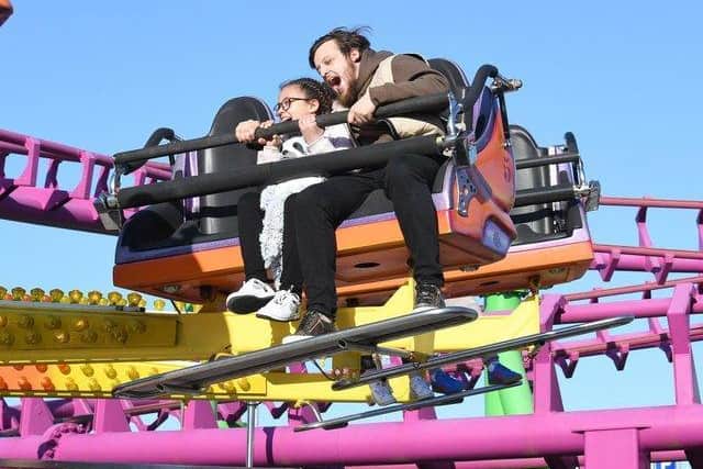 Dads can ride free at Fantasy Island in Ingoldmells for Father's Day.