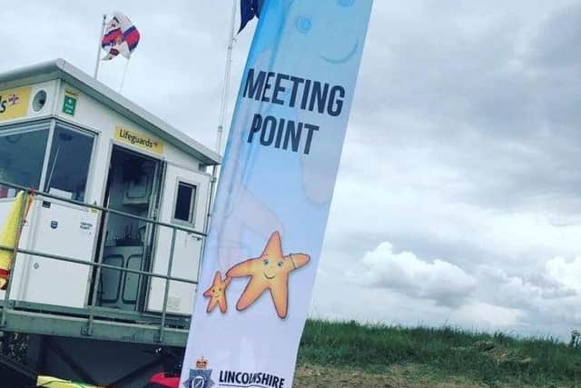 Six children were reported missing on Skegness beach on Sunday.
