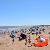 A crowded Skegness beach at the weekend. Photo: Barry Robinson.