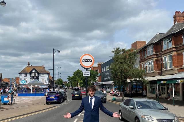 Coun Billy Brookes has launched a petition against the part-pedestrianisation of Lumley Road.