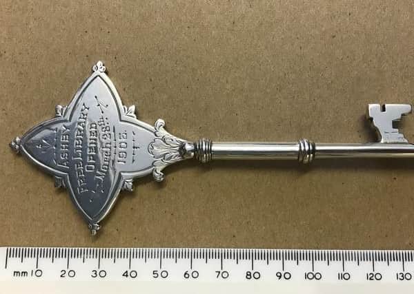 Silver key donated to museum is part of Ashby's history