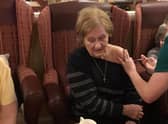 Ashdene care home residents getting their Covid jabs back in January. Photo: Michael Hunt EMN-210621-160425001