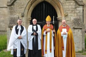 The licensing service at All Saints Church, Ruskington.