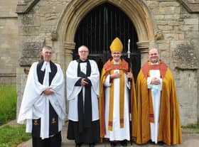 The licensing service at All Saints Church, Ruskington.