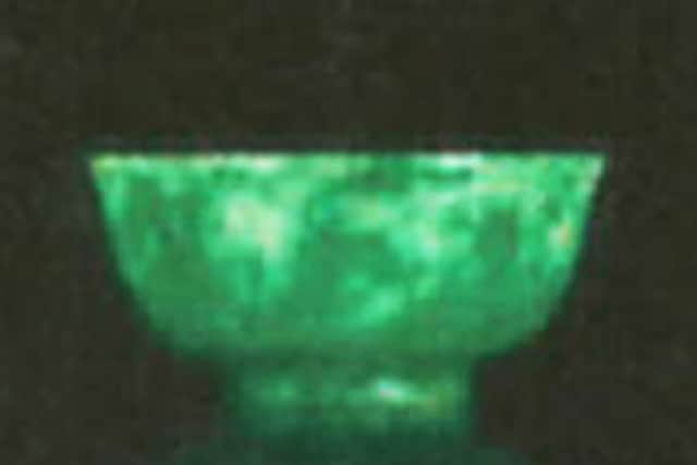 Apple Green Jadeite Bowl.