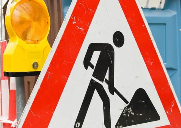 Roadworks are coming to the area. Library image