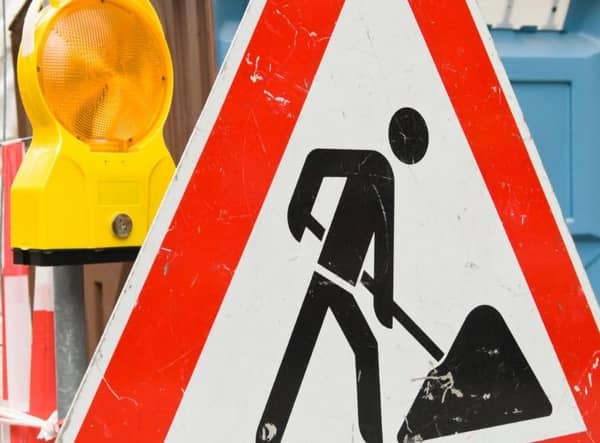 Roadworks are coming to the area. Library image