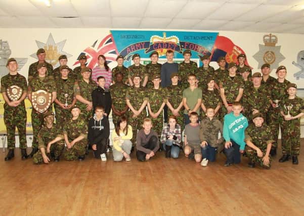 The 3 Company Skegness Detachment Army Cadet Force awards presentation event of 2011.