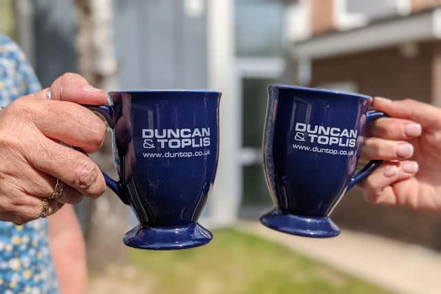The mugs from Duncan & Toplis.