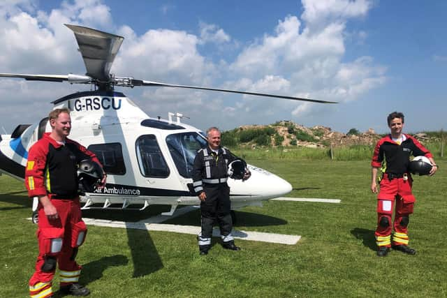 A second Lincs and Notts Air Ambulance has arrived at Strubby Airfield to serve the coast this summer.