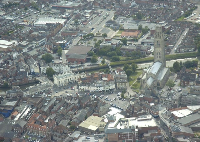 Boston from above, 10 years ago.