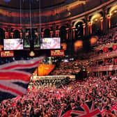 Should these typical scenes at the Last Night of the Proms be replicated in schools this week as part of a 'One Britain One Nation' anthem?
