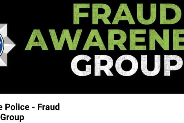 Humberside Police's Fraud Awareness Facebook Group.