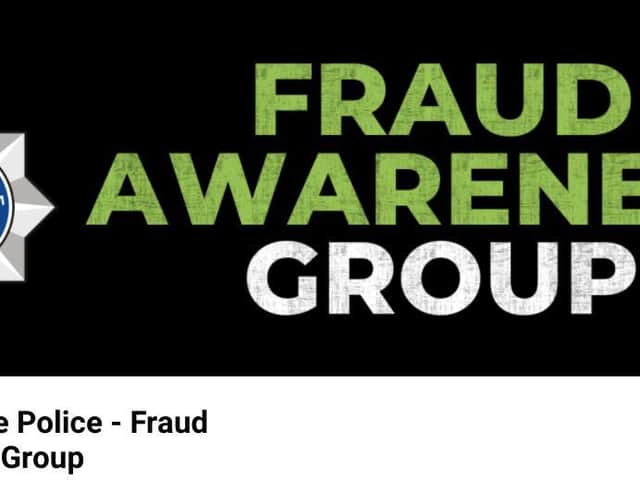 Humberside Police's Fraud Awareness Facebook Group.