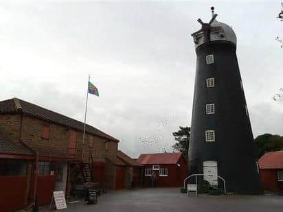 Another landmark is Dobson's windmill, built around 1813, which lost its sails in Storm Ciara  in 1920.