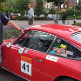 Rowenna Purdy with her classic 1966 Porsche 912