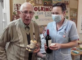 The winners in the cupcake-decorating competition held by the Five Bells Residential Care Home.