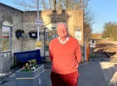 Sir Edward Leigh MP at Market Rasen Station