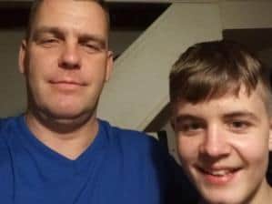 Roberts with dad Edgars