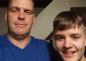 Roberts with his father Edgars.