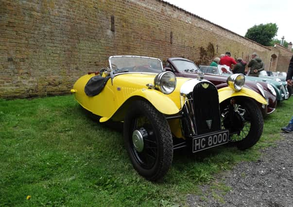 The Father's Day classic car display at Walled Garden Baumber.