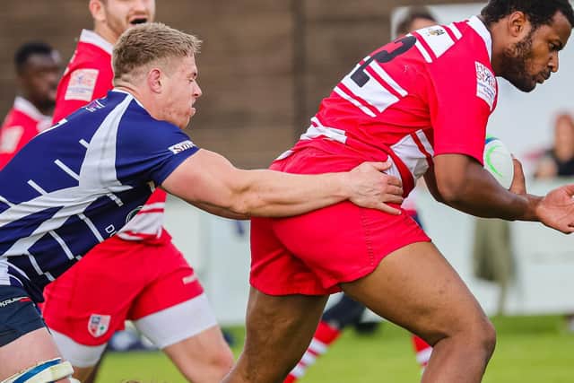 Boston RFC v Nottingham Moderns action by David Dales