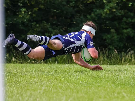 Boston RFC v Nottingham Moderns action by David Dales