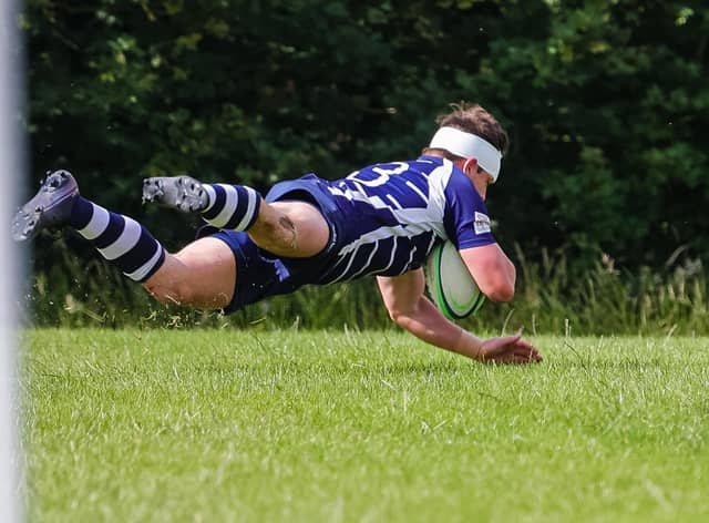 Boston RFC v Nottingham Moderns action by David Dales