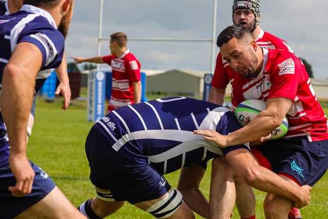 Boston RFC v Nottingham Moderns action by David Dales