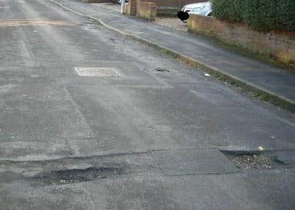 One of the affected roads in Louth. (Photo: submitted).