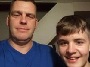 Roberts and his father Edgars