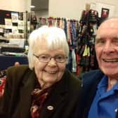 RAF veteran Leslie Wood and his wife, Audrey, during happier times prior to her dementia diagnosis. EMN-210629-170417001