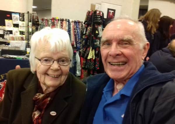 RAF veteran Leslie Wood and his wife, Audrey, during happier times prior to her dementia diagnosis. EMN-210629-170417001