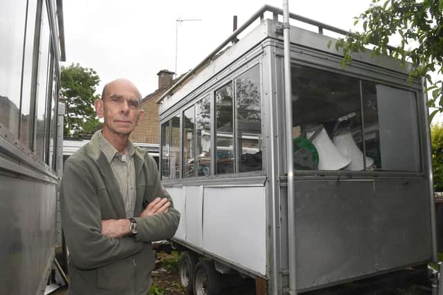 Dave Colby of Heckington finally getting back into business after long lay-off due to Covid restrictions. EMN-210621-095039001
