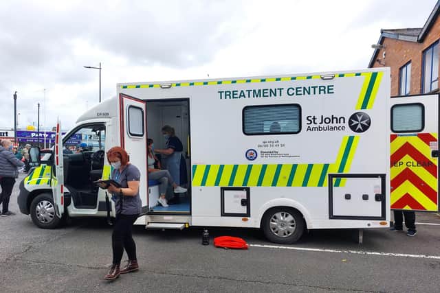 A mobile unit staffed by St John Ambulance and Lincolnshire Co-op Pharmacy will be giving COVID-19 vaccinations in Lincoln.