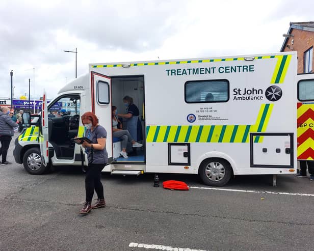 A mobile unit staffed by St John Ambulance and Lincolnshire Co-op Pharmacy will be giving COVID-19 vaccinations in Lincoln.